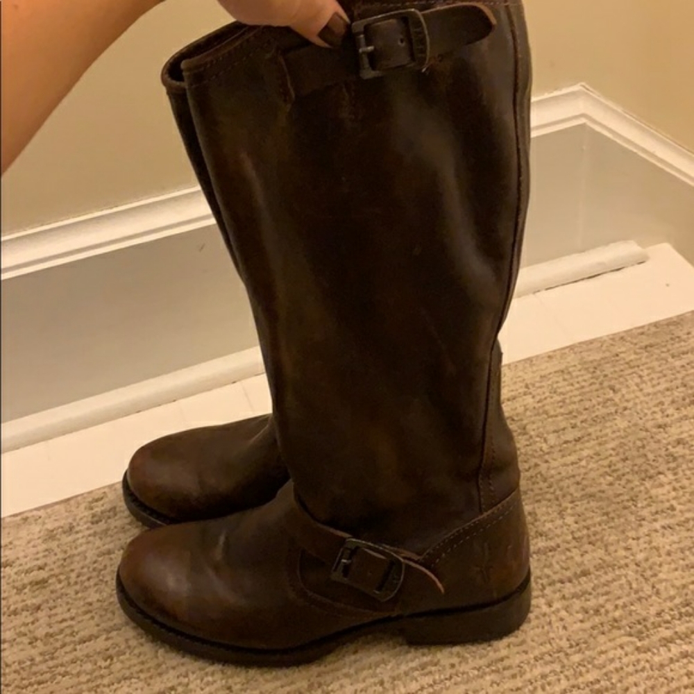 Frye Veronica slouch brown size 7